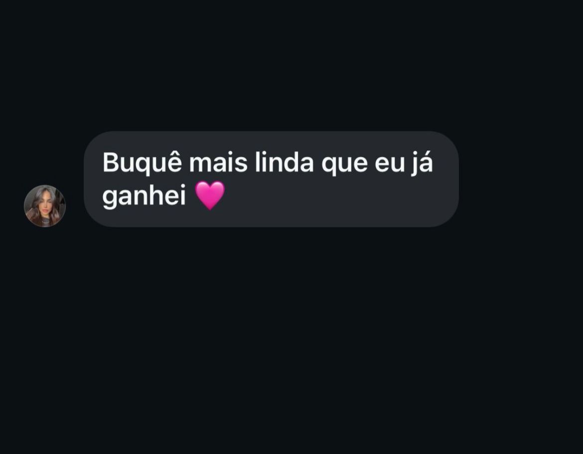 Buquê mais linda que eu já ganhei 💜